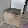 pouffe with tray Image 3