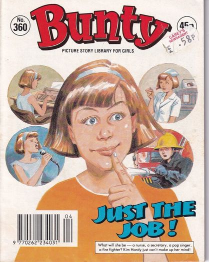Bunty Picture Story Library #360 Just The Job 1993 Dc Thomson Comic