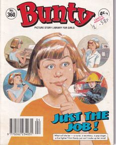Bunty Picture Story Library #360 Just The Job 1993 Dc Thomson Comic