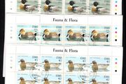 2004 Ireland Fauna and Flora (Native Ducks) Stamp Sheetlet Plate 1A1A1A1A Fine CDS Used with Dublin cancel of 11th May 2004 (Frist day of issued) on envelope extract.