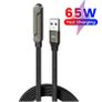 USB to Type-C Braided Stand Cable, USB-A to Type-C Folding Stand Fast Charging Image 7