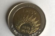 Argentina Bicentenary coin 1 Peso