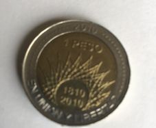 Argentina Bicentenary coin 1 Peso