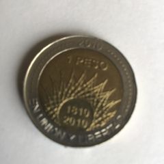 Argentina Bicentenary coin 1 Peso