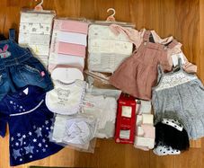 Brand New Baby Girl/Neutral clothes bundle (0-6m)
