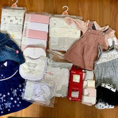 Brand New Baby Girl/Neutral clothes bundle (0-6m)