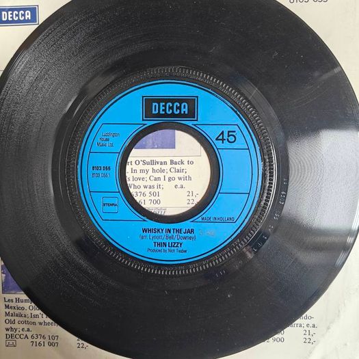 Thin Lizzy, Phil Lynott, 5 x Dutch PS 7" singles