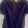 top autograph navy broderie anglaise size 10 Image 4