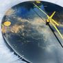 Black & Gold Resin Clock Image 5