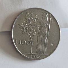 Italian 100 Lire 1966 Beautiful VF coin