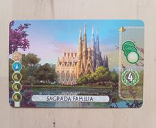 7 Wonders Duel Sagrada Familia Board Game Promo Single Card NEW