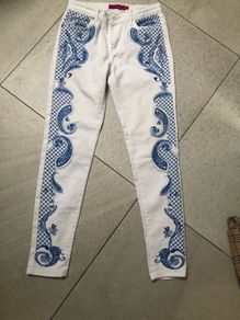white jeans
