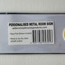 Mini personalised number plates - 'Sam' Bedroom door name sign Image 2