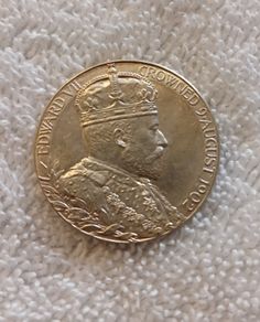 1902 Edward VII, Silver Coronation Medal, Original Holder