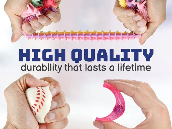 Upgraded Cheap Sensory Fidget Toy Set 34 Pack Fidget Toys Autism Stress Relief Toys Party Bag Fillers Fiddle Toys for Kids, Magic Rainbow Ball Puzzle Ball, Stretchy Strings, Spinning Skateboards (FREE POSTAGE)