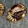 Tasaki Mabe Pearl Gold Diamond Earrings Image 10