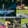 Solar Fountain, Solatec Solar Powered Bird Bath Fountain Pump 1.4W Solar Panel Kit Water Pump,Outdoor Watering Submersible Pump for Pond, Pool, Garden, Fish Tank, Aquarium Image 6