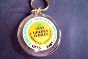 EBS Golden Jubilee Key Ring 1935 to 1985.