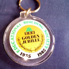 EBS Golden Jubilee Key Ring 1935 to 1985.
