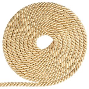 Brand New GORGECRAFT 18M Twisted Cord 8mm Polyester Twist Lip Twine Decorative Braided Rope