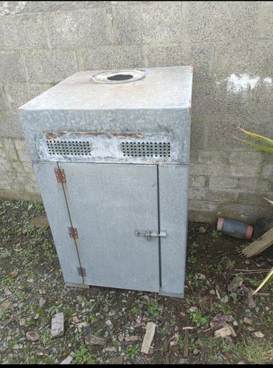 Galvanised boiler house