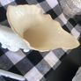 Belleek Cornucopia Shell and Scroll Vase Gold Trim 8th Mark Image 3