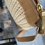 Viyella leather and canvas hand bag Image 5