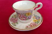 CUP &amp; SAUCER ( Queen Mother 90th year)