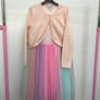 Girls party dress, size 8-9 with cardigan Image 5
