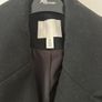 Ladies black Overcoat- H&M- Size Small Image 2