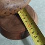 Wooden Fish on wood plinth home decore Image 3
