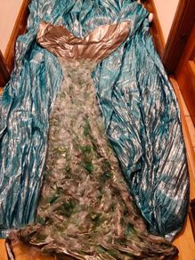 Women's Mermaid Tail Skirt Train 3.5 m Handmade