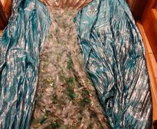 Women's Mermaid Tail Skirt Train 3.5 m Handmade