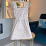 Gorgeous Girls Cream & Pink Floral Pinafore Dress from GAP Kids Size: Age 3 Years / 98-100cm Image 5