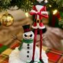 Jack Skellington Christmas Snowman Decoration Image 2