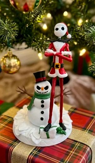 Jack Skellington Christmas Snowman Decoration