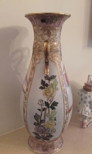Nippon Hand Painted Vase