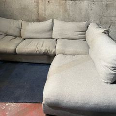 Grey corner sofa set L shaped