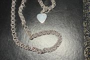 silver necklace