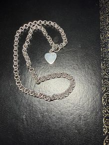 silver necklace