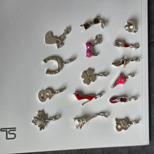 Beautiful selection of Thomas Sabo sterling silver charms, including some lovely older designs. All in good condition. Sold individually,.