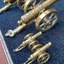 Vintage Brass Cannons...X 4 Image 9