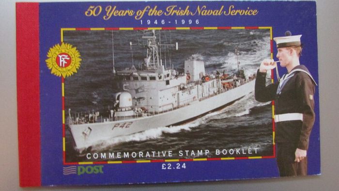 Irish Naval Service 1996 Stamp Booklet.Complete MNH.