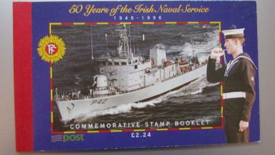 Irish Naval Service 1996 Stamp Booklet.Complete MNH.