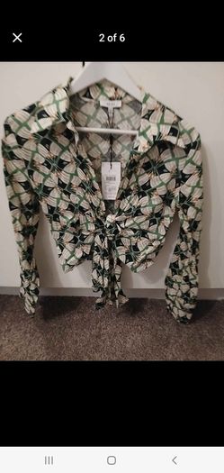 Reiss Linen Blouse