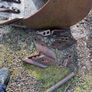 4 Original JCB 3Cx buckets, Ripper toe and wheel Image 9