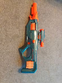 Nerf Elite 2.0 Eaglepoint RD-8 Blaster - 8-Dart Drum, Detachable Scope and Barrel, 16 Official Elite Darts, Bolt Action