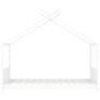 Kids Bed Frame Solid Pine Wood 70x140 cm Image 3