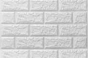 10Pcs 3D Brick Wallpaper in White, Faux Foam Brick Wall Panels Peel and Stick, Waterproof for Bedroom, Living Room, and Kitchen Decor