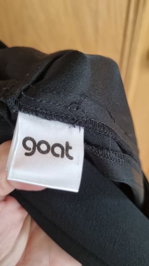 New GOAT Trousers, Black, UK 16